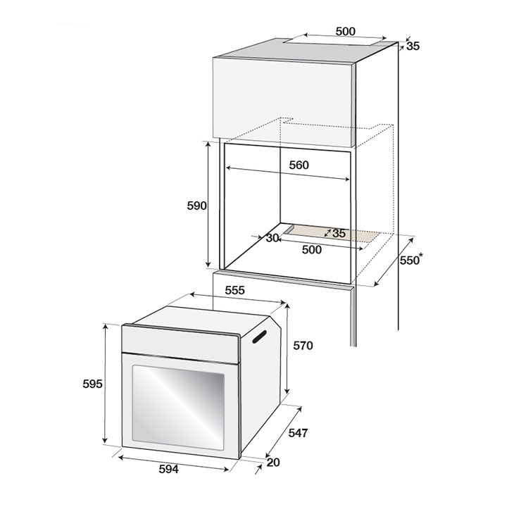 Электрический духовой шкаф Beko BIE24301W 3