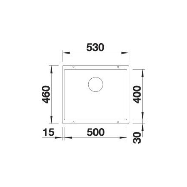 Кухонная мойка Blanco ROTAN 500-U шампань 521352 2