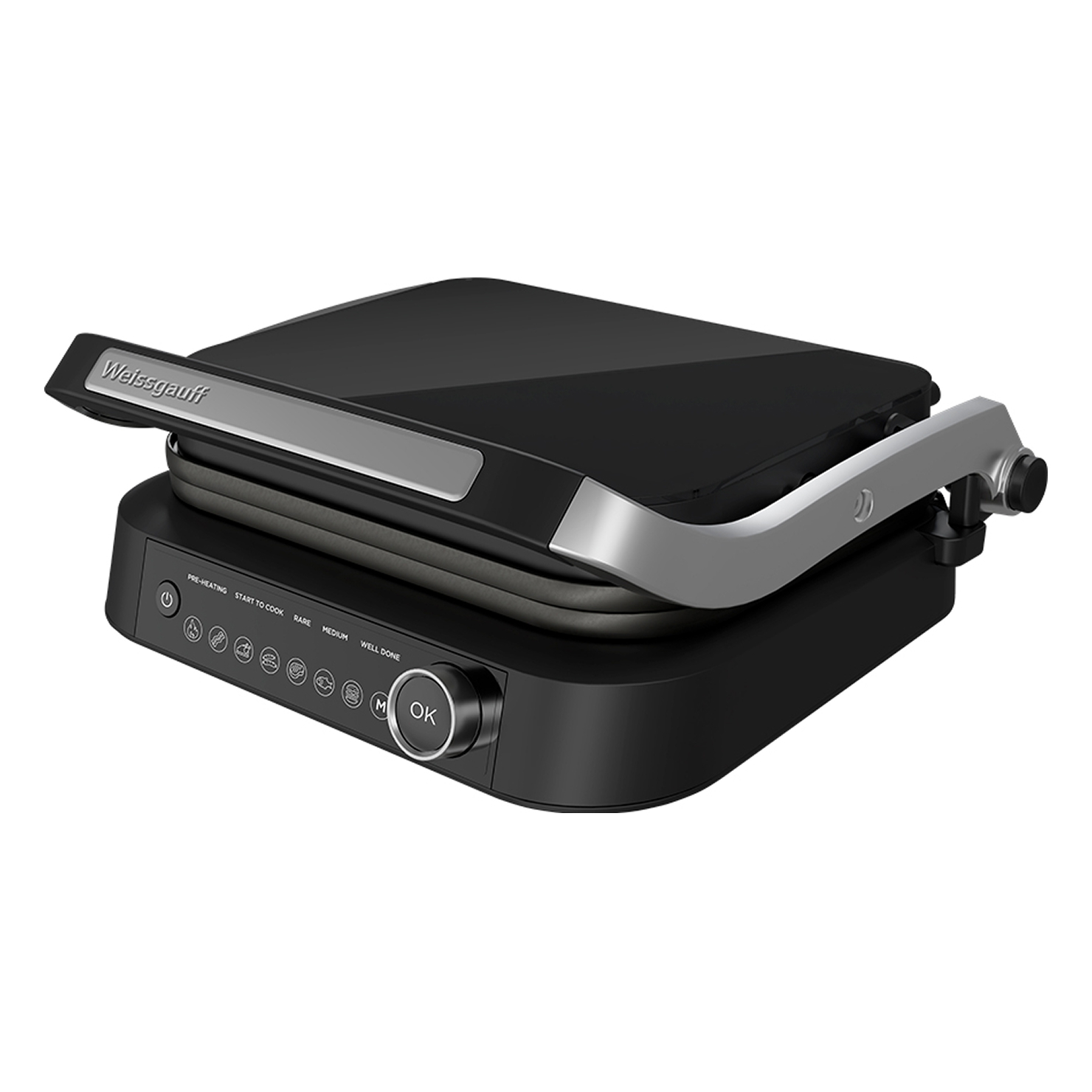 Электрогриль Weissgauff WCG-360 Nero Glass Chef’s Steak 6