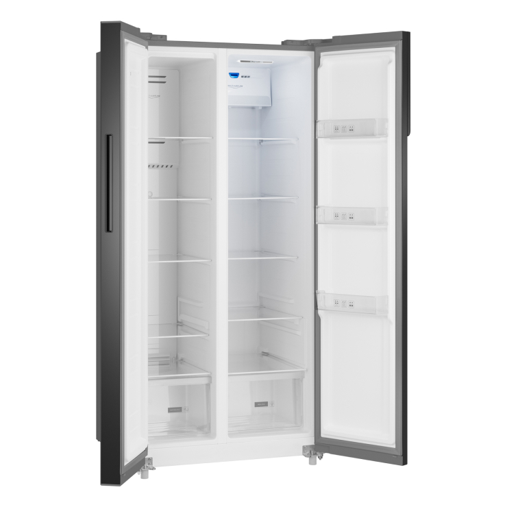 Холодильник Weissgauff WSBS 500 Inverter NoFrost Bru Steel Glass 8