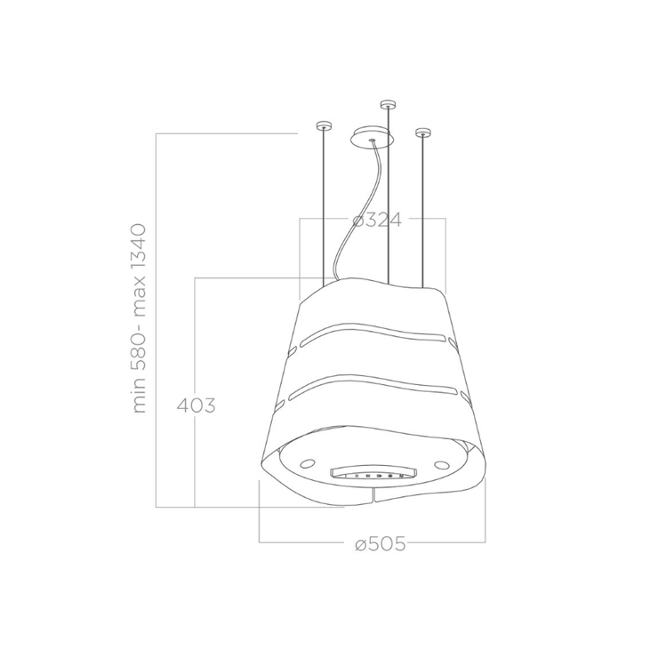 Вытяжка Elica WAVE UX IX/F/51 6