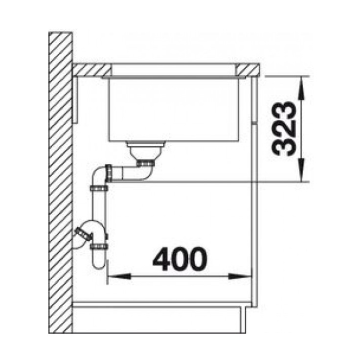 Кухонная мойка Blanco SUBLINE 700-U LEVEL темная скала 518973 4
