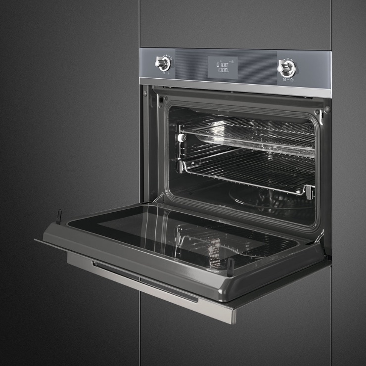 Компактный духовой шкаф Smeg SF4102MCS 2