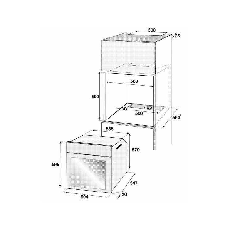 Электрический духовой шкаф Beko BIE21300B 2