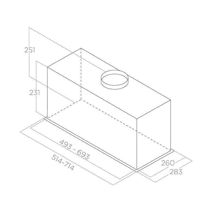 Вытяжка Elica FOLD BL MAT/A/52 4