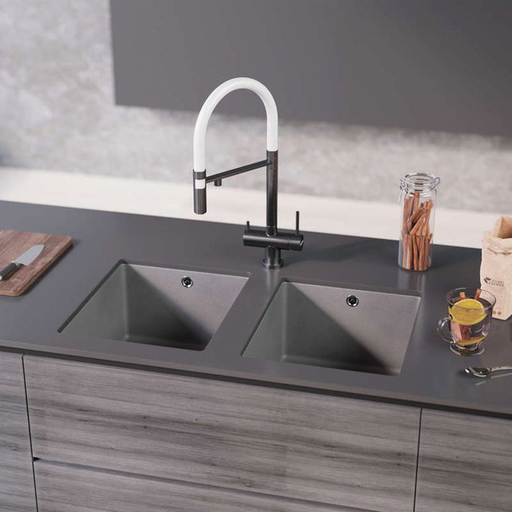 Кухонная мойка Omoikiri Bosen 38-U-BL (черный) 3