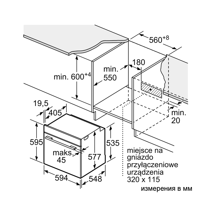 Электрический духовой шкаф Bosch HSG636BB1 10