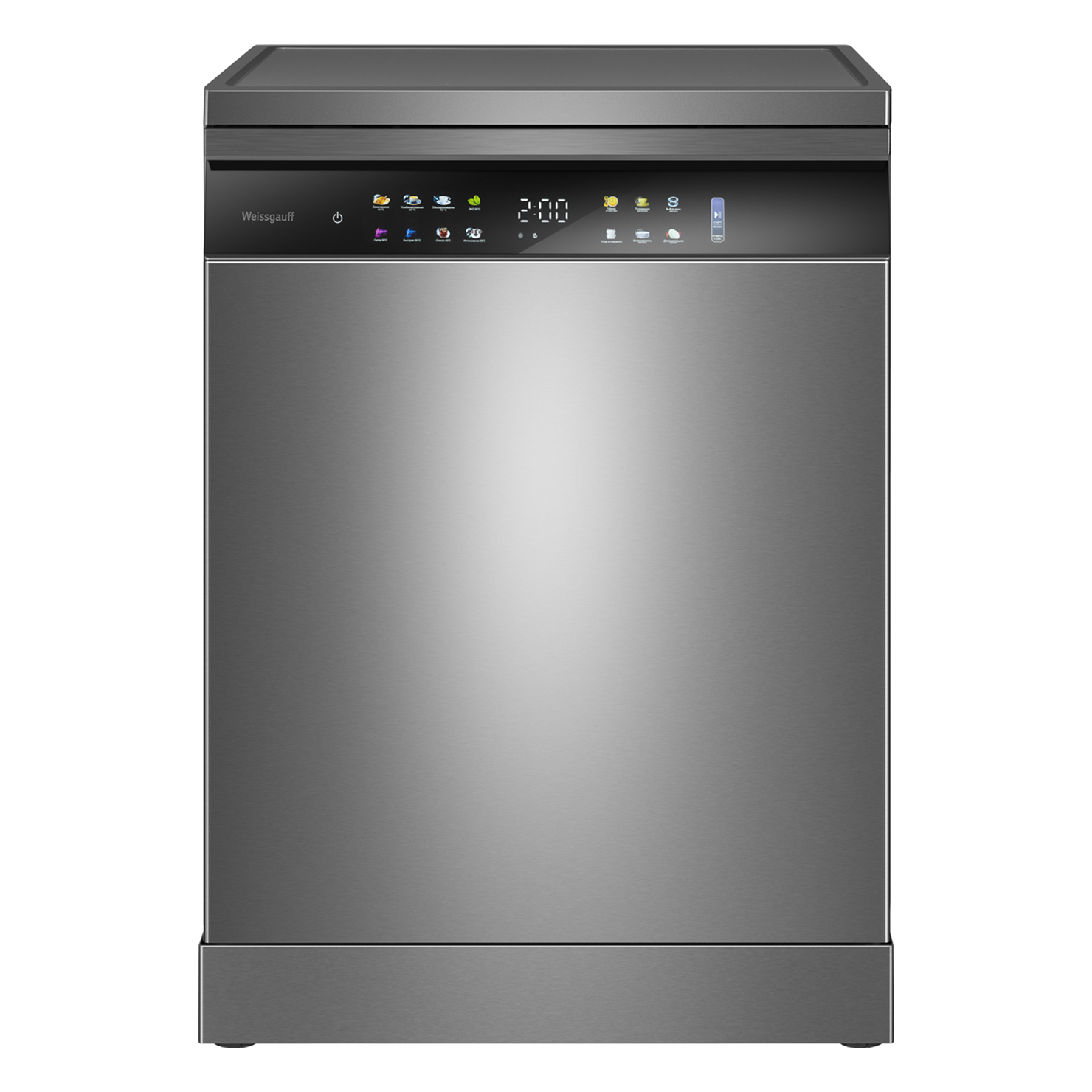 Отдельностоящая посудомоечная машина Weissgauff DW 6039 Touch Dual Wash Inox 3