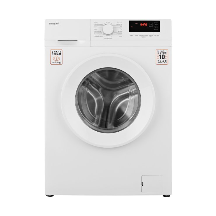 Стиральная машина с фронтальной загрузкой Weissgauff WM 46127 DC Inverter Steam