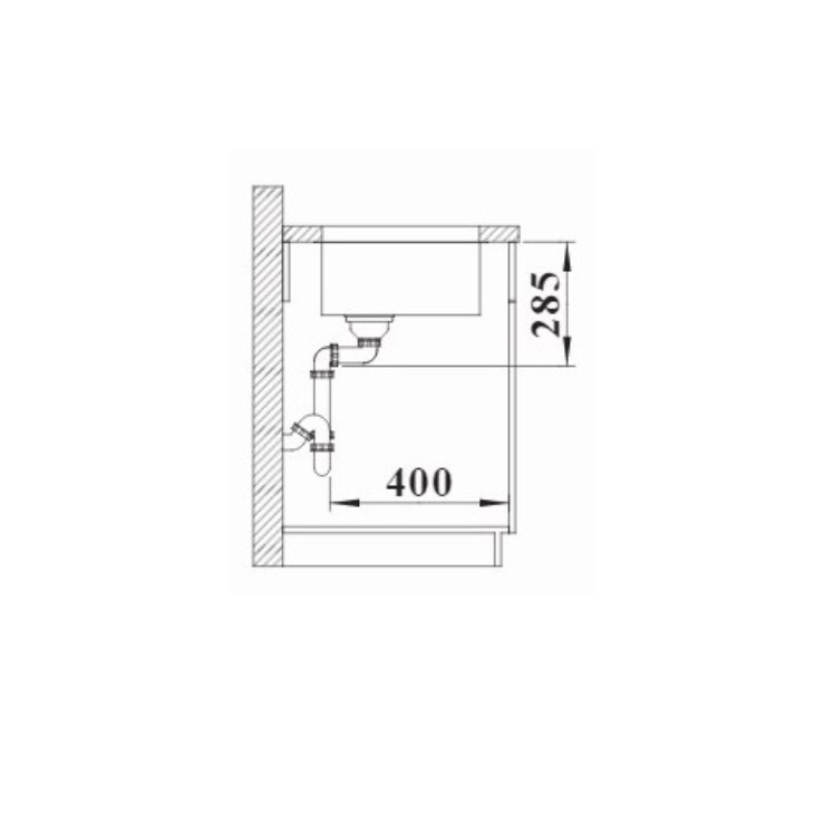 Кухонная мойка Blanco SOLIS 400-U  полированная 526117 3