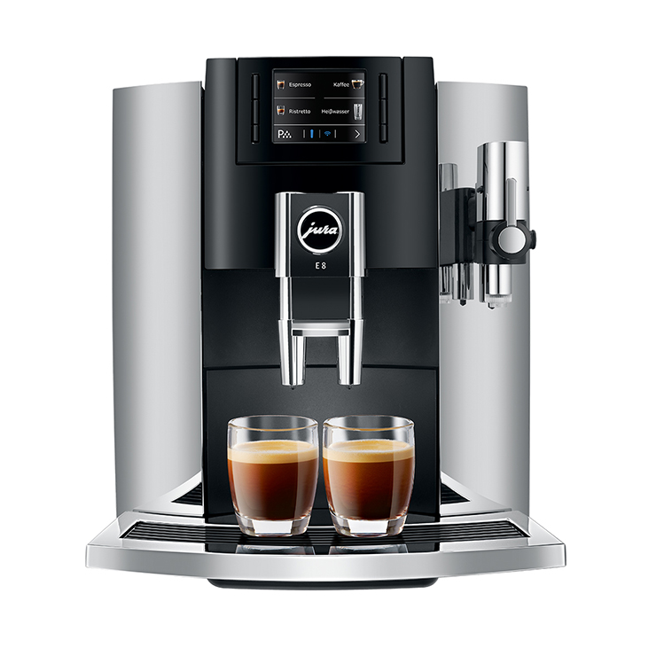 Кофемашина JURA E8 platinum touch