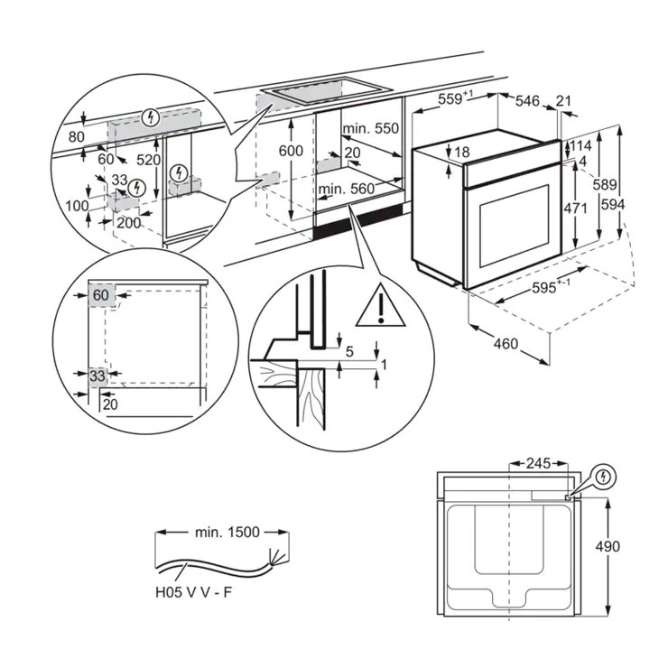 Электрический духовой шкаф Electrolux EOD5C50Z 8