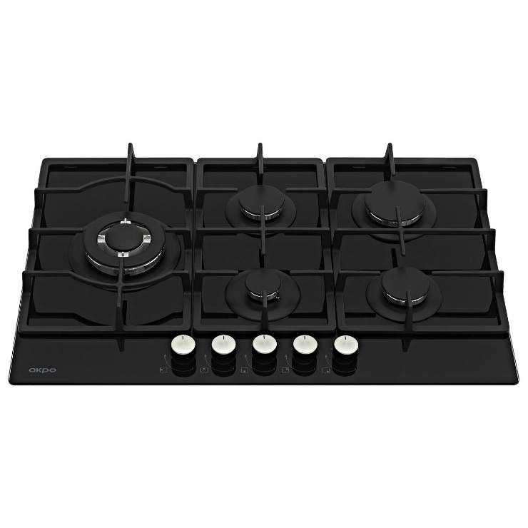 Газовая панель Akpo PGA 755 WGC-T BL 2