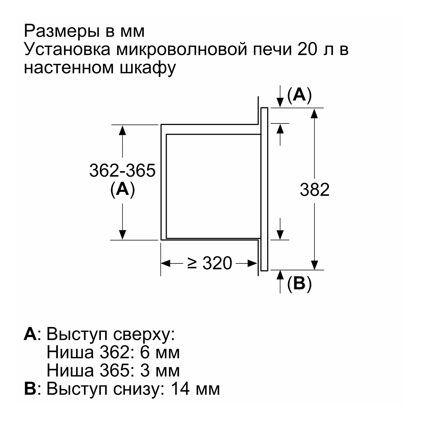 Микроволновая печь встраиваемая Bosch BFL623MC3 5