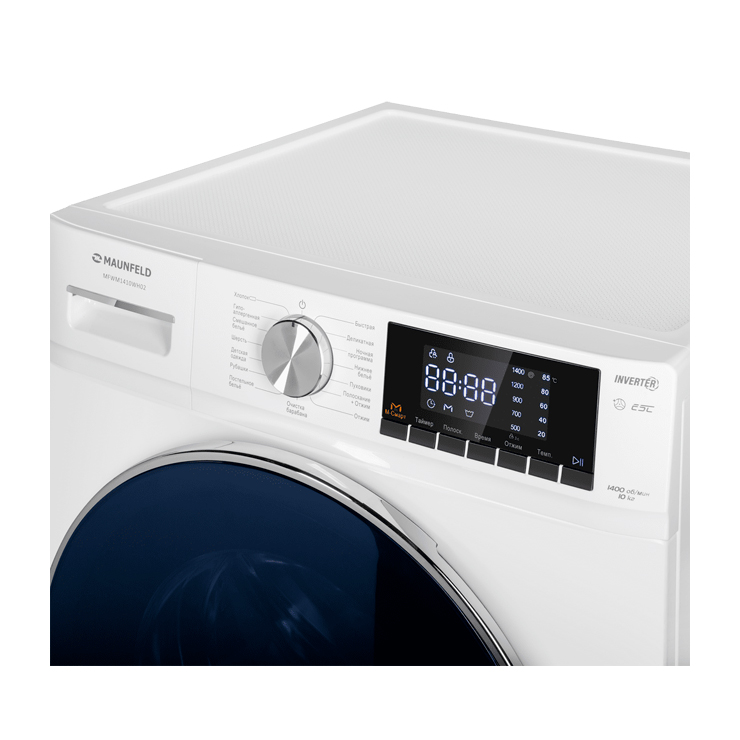 Стиральная машина с фронтальной загрузкой MAUNFELD MFWM1410WH02 4