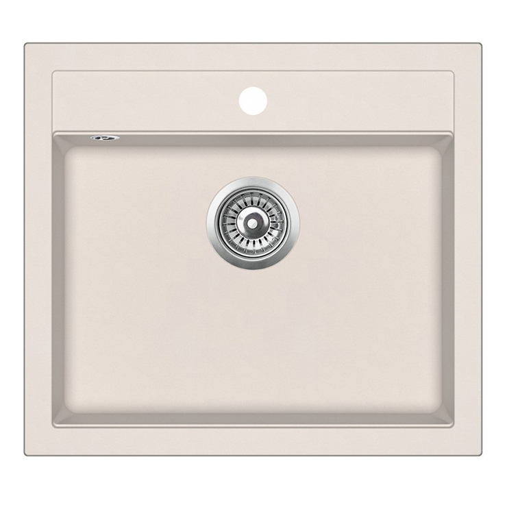 Кухонная мойка Aquasanita Quadro SQQ100W (silica 111)