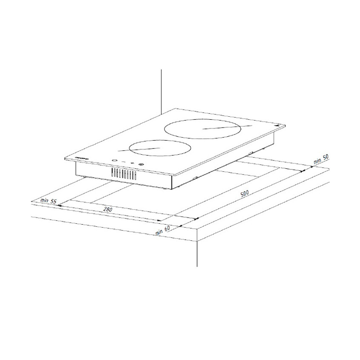 Электрическая панель Akpo PKA 30830 WH 2