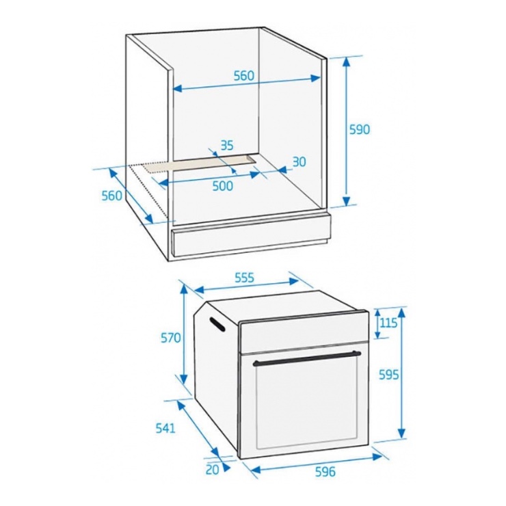 Газовый духовой шкаф Beko BIGT21100X 2