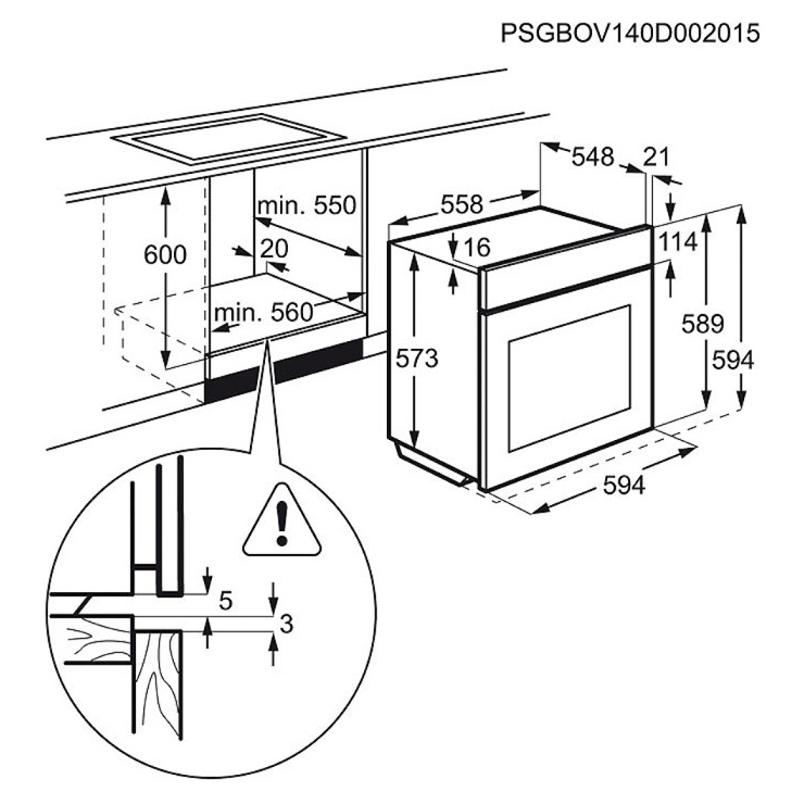 Электрический духовой шкаф Electrolux EOB93450AX 3