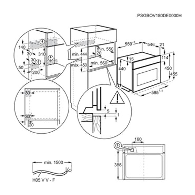 Компактный духовой шкаф Electrolux VKL6E40X 4