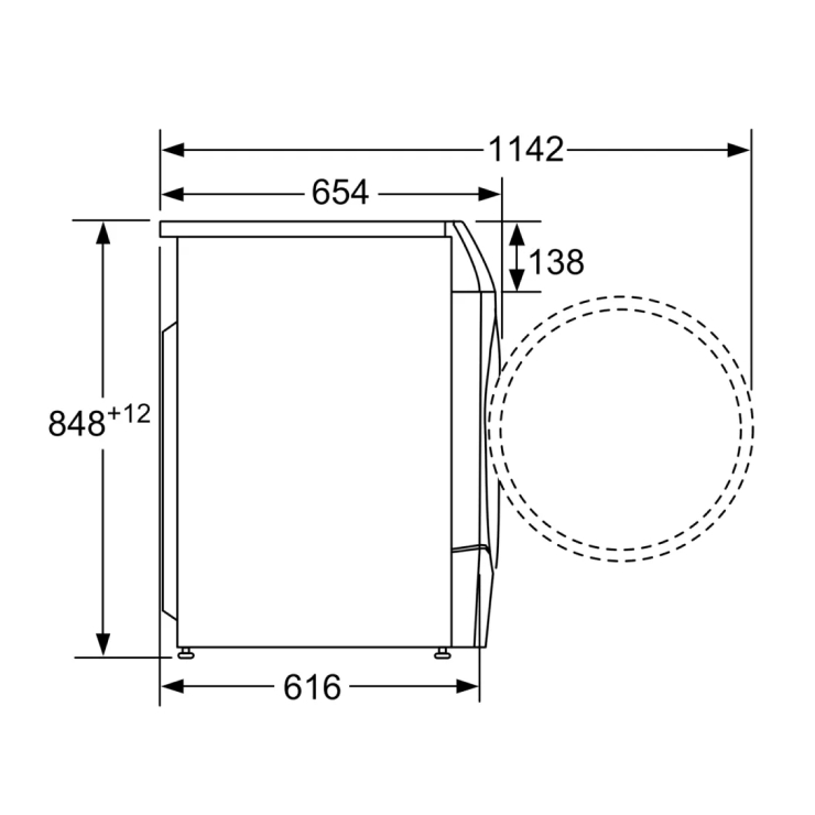 Стирально-сушильная машина Bosch WNC244070 9