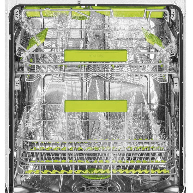 Отдельностоящая посудомоечная машина Smeg LVS433XIN 2
