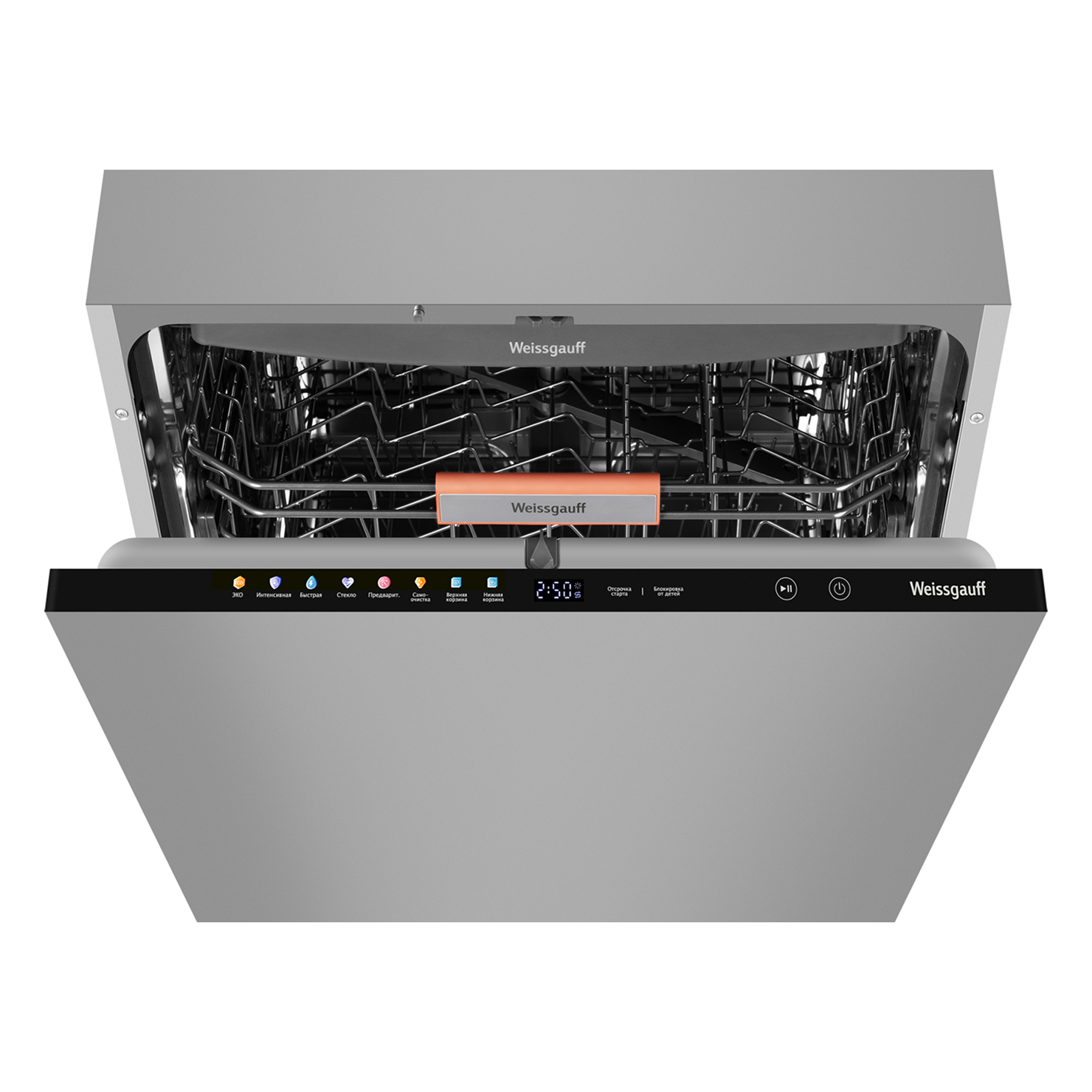 Встраиваемая посудомоечная машина Weissgauff BDW 6038 Touch Inverter Autoopen Infolight 3