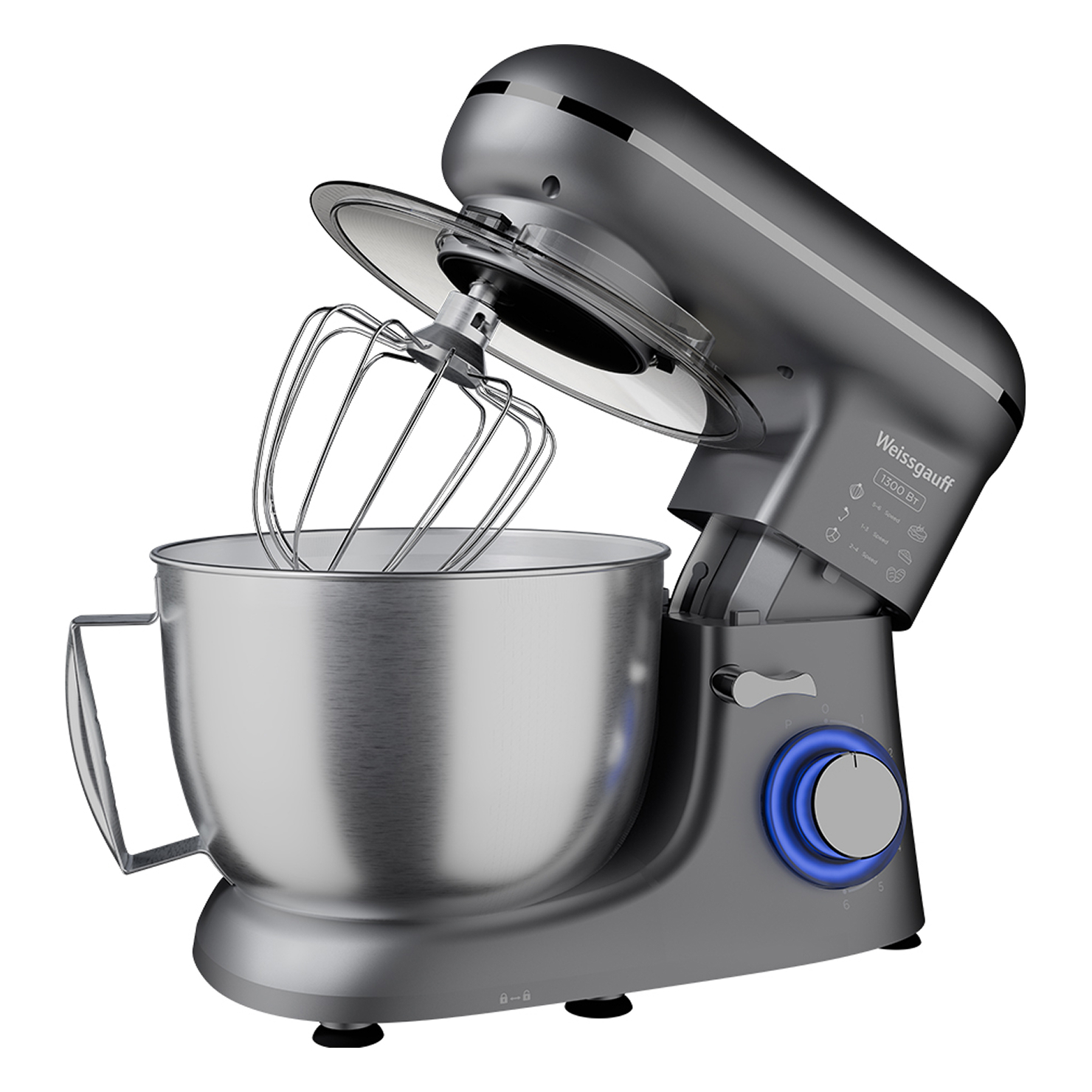 Миксер планетарный Weissgauff WSM 132 PMT Prime Chef 7