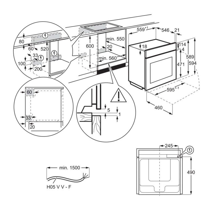 Электрический духовой шкаф Electrolux OKD6P77WX 7