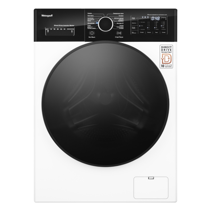 Стиральная машина с фронтальной загрузкой Weissgauff WM 4926 Direct Drive Inverter