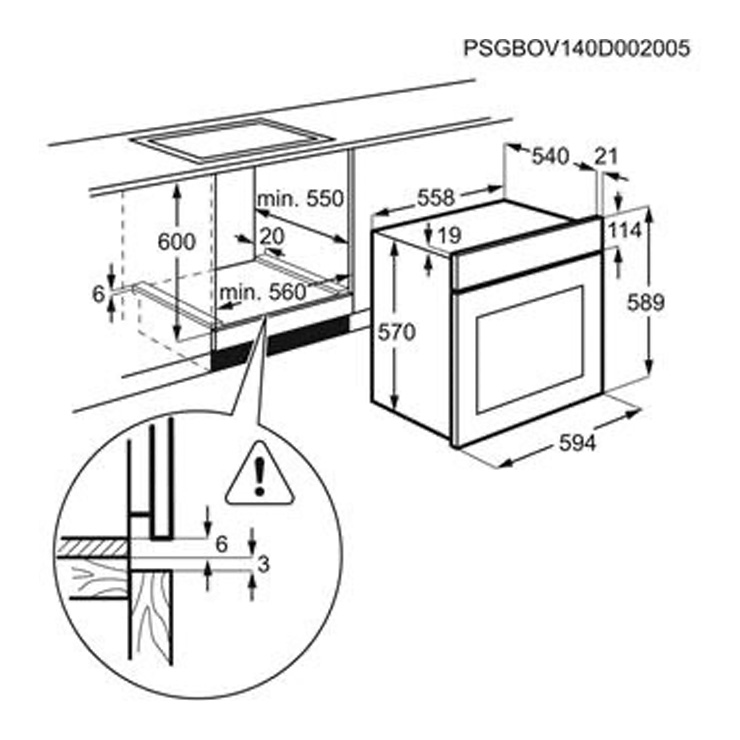 Электрический духовой шкаф Electrolux OPEA4300X 4