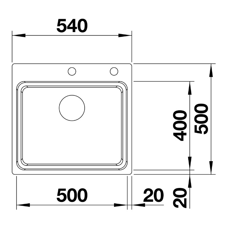 Кухонная мойка Blanco ETAGON 500-IF/A 521748 5