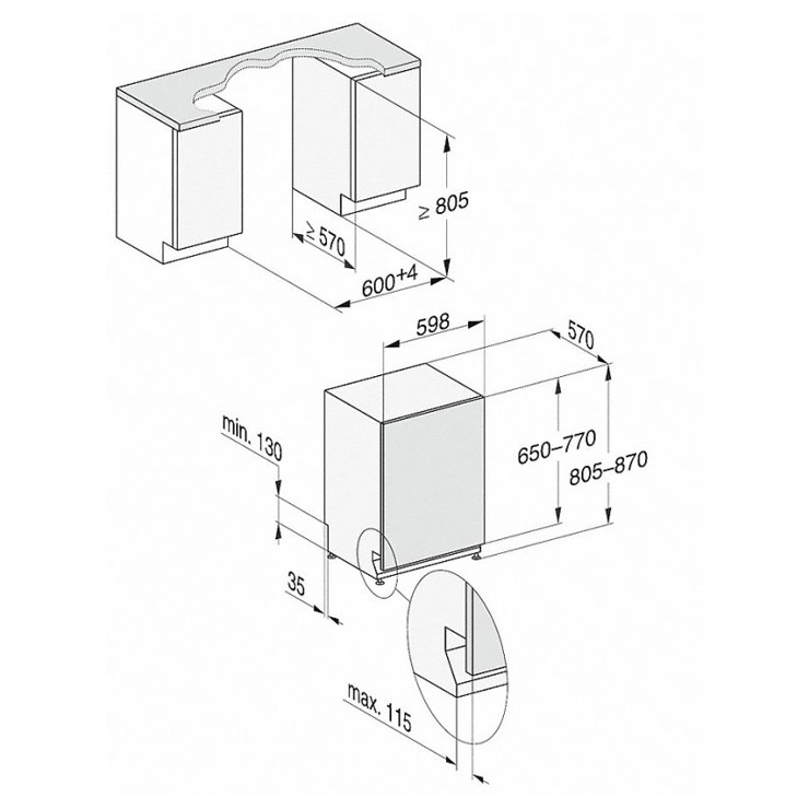 Встраиваемая посудомоечная машина Miele G 7590 SCVi 2
