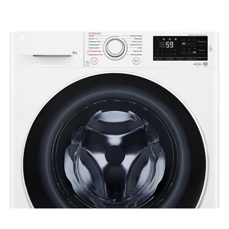 Стиральная машина с фронтальной загрузкой LG F4M5TSFW 5