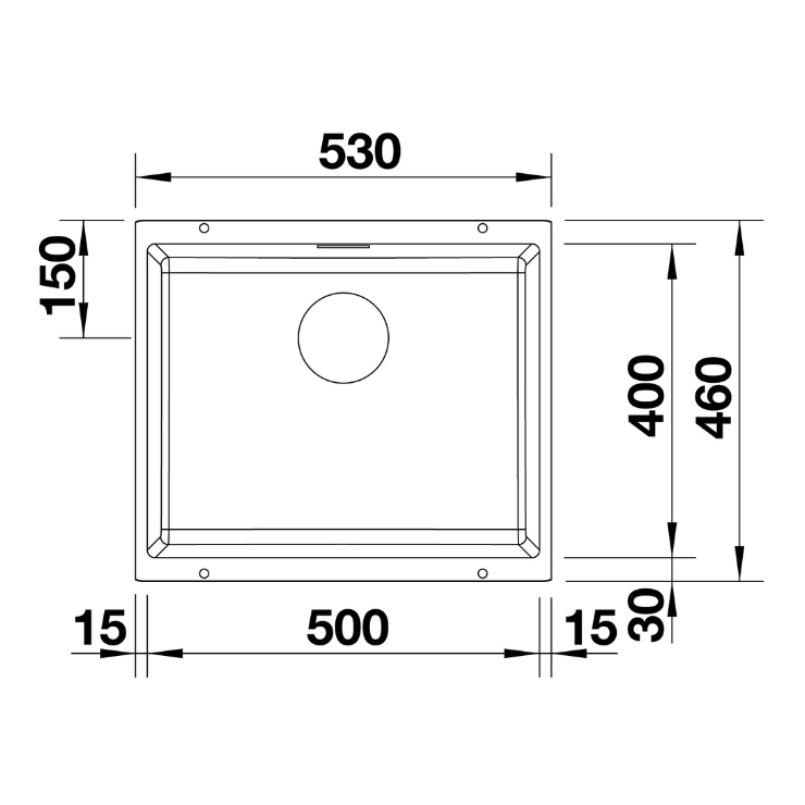 Кухонная мойка Blanco SUBLINE 500-U кофе 523441 2