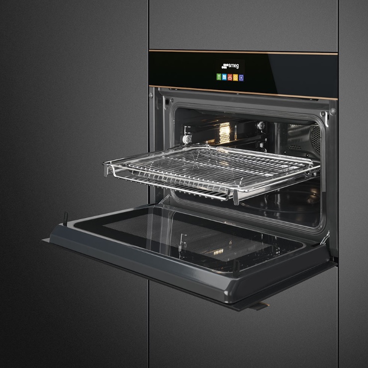 Компактный духовой шкаф Smeg SF4604MCNR 2