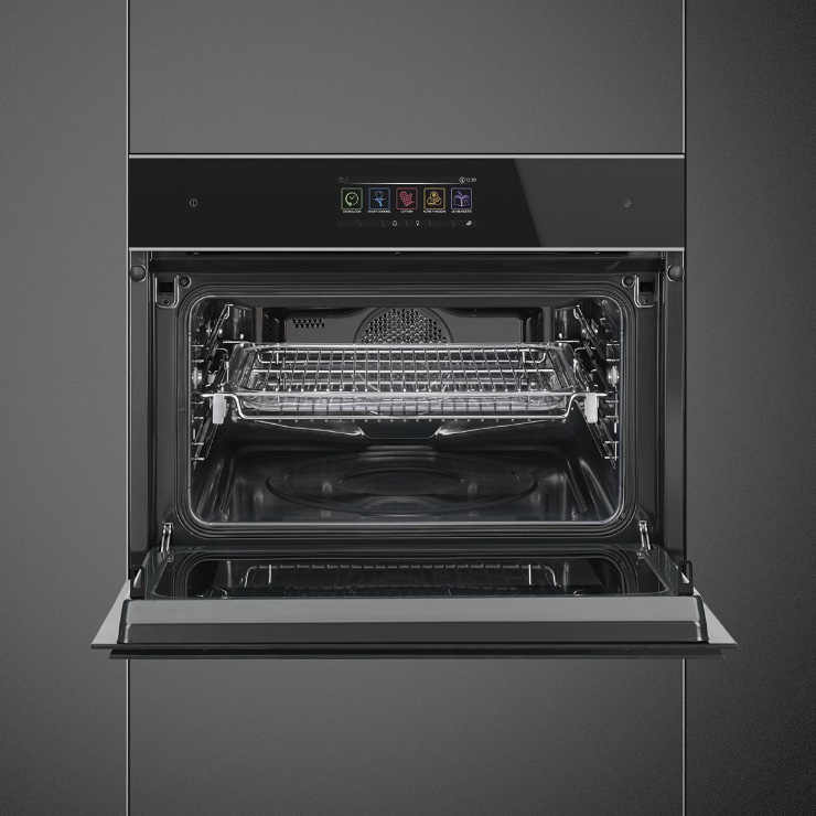 Компактный духовой шкаф Smeg SF4606WMCNX 2