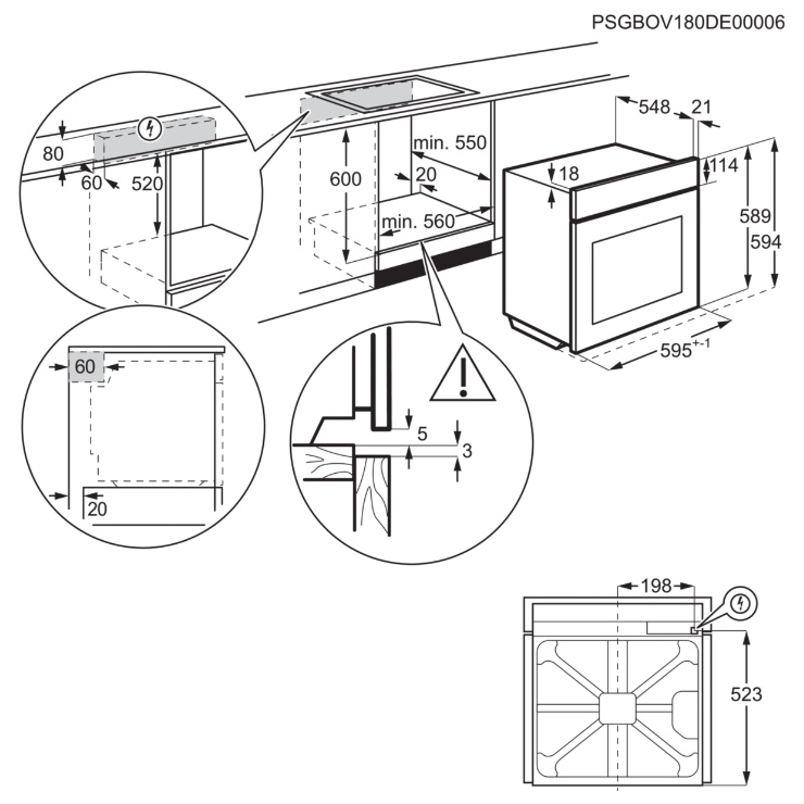 Электрический духовой шкаф Electrolux OKC8P31X 4