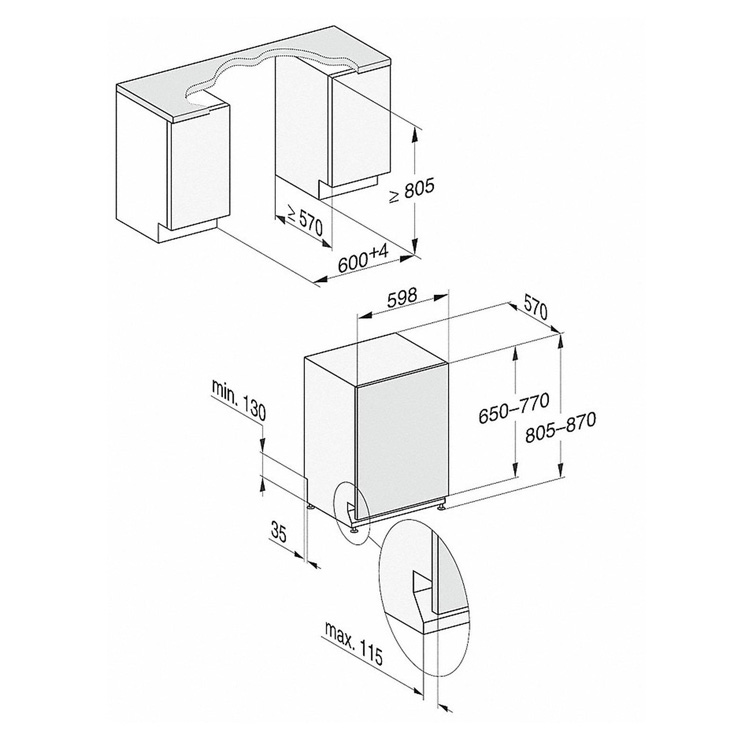Встраиваемая посудомоечная машина Miele G 7960 SCVi 2