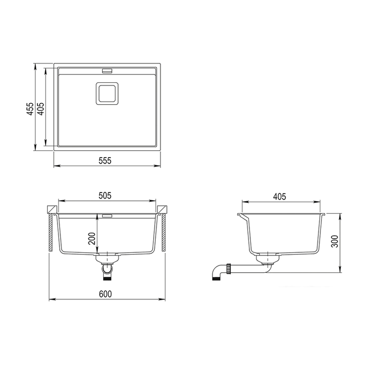 Кухонная мойка Aquasanita Delicia SQD100AW (silica 111) 2