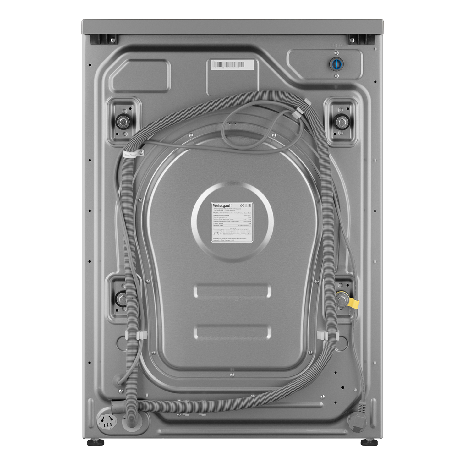 Стирально-сушильная машина Weissgauff WMD 58411 Direct Drive Inverter Premium Steam Steel 10