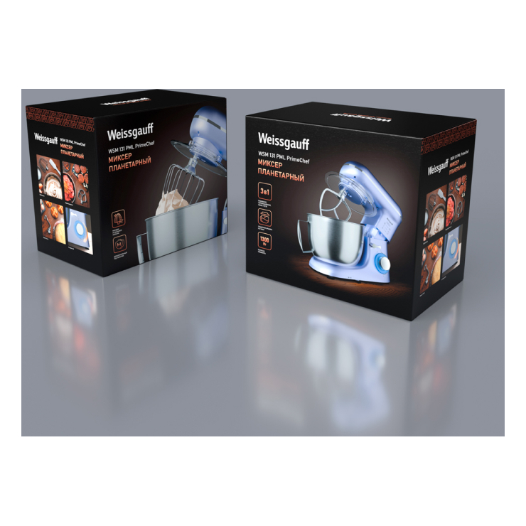 Миксер планетарный Weissgauff WSM 131 PML Prime Chef 10