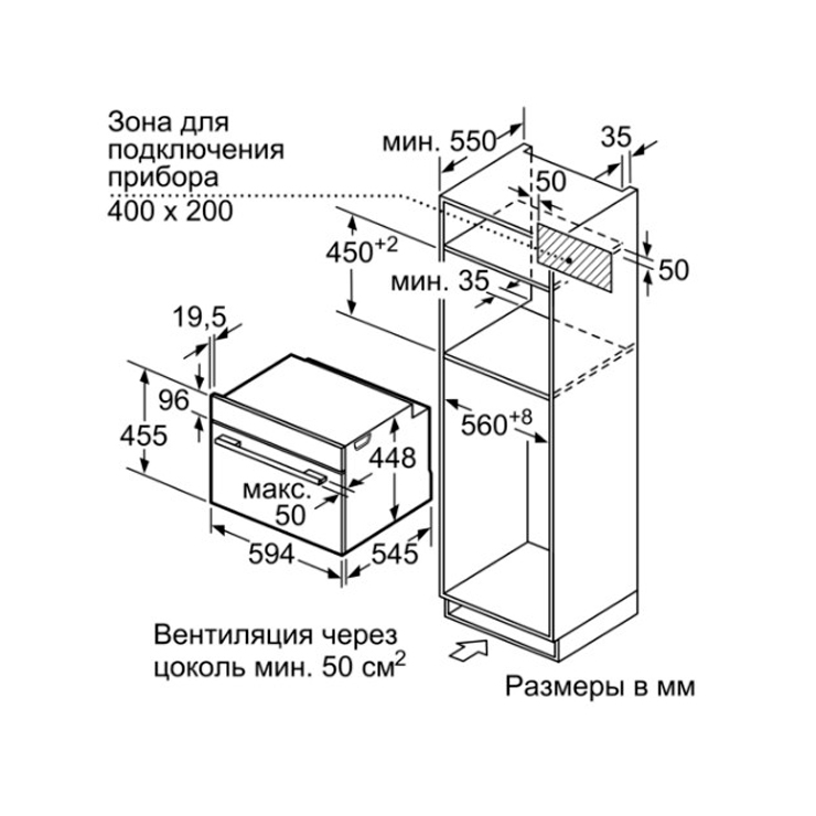Микроволновая печь встраиваемая NEFF C1APG64N0 6