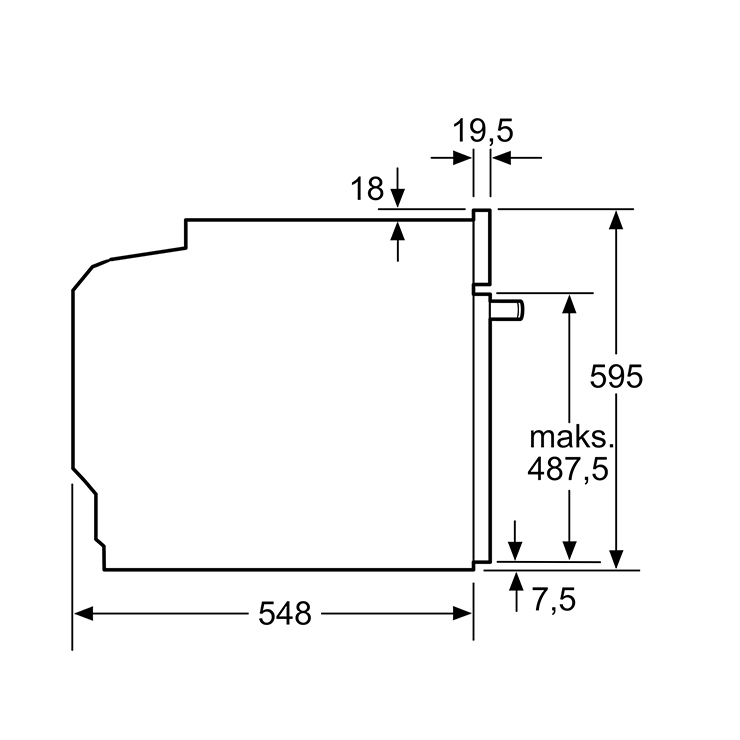 Электрический духовой шкаф Siemens HB774G1B1 5