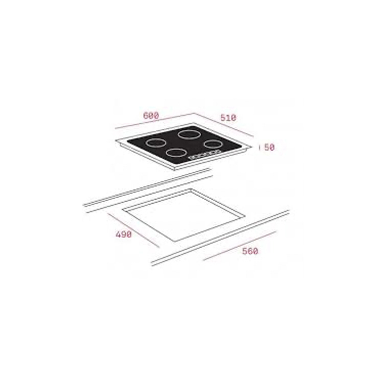 Индукционная панель TEKA IZ 6320 WHITE 4
