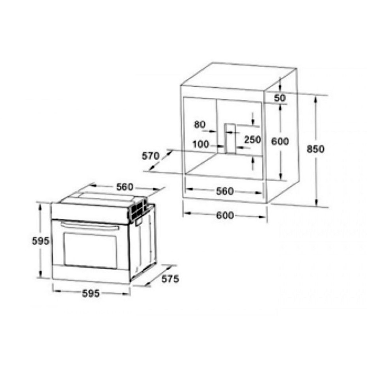 Электрический духовой шкаф Akpo PEA 7009 MRT01 IV 2
