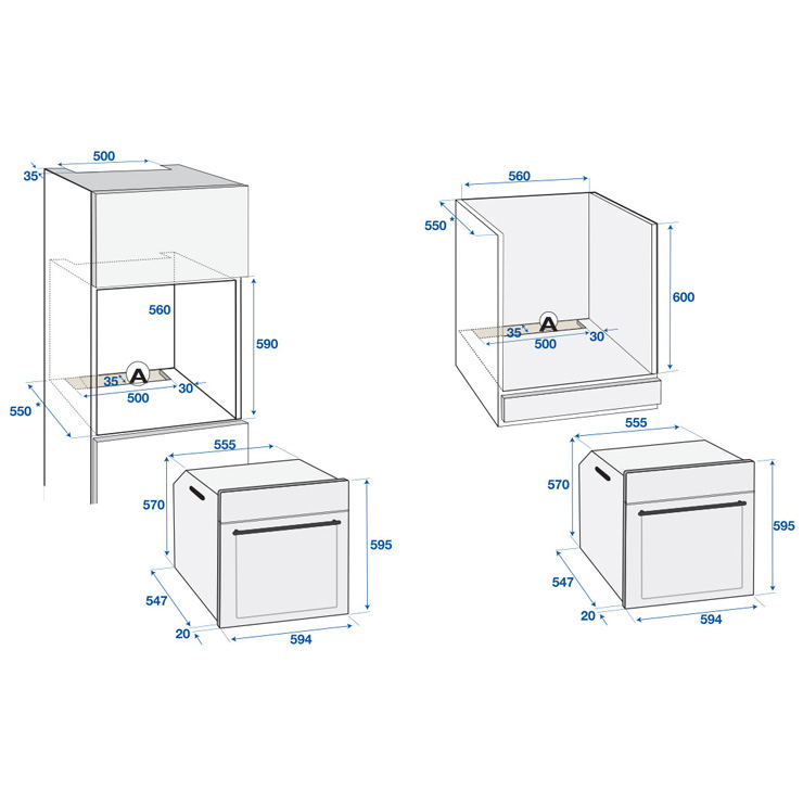 Электрический духовой шкаф Beko BIC22100X 2