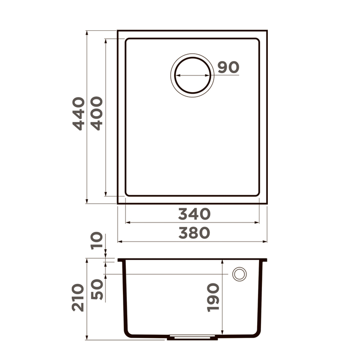 Кухонная мойка Omoikiri Bosen 38-U-BL (черный) 7