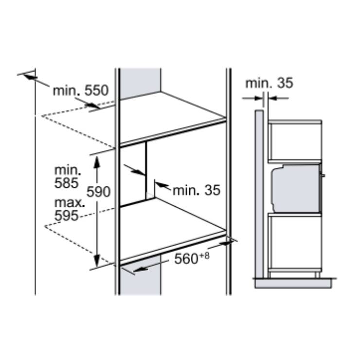 Электрический духовой шкаф Bosch HBG6764S1 7