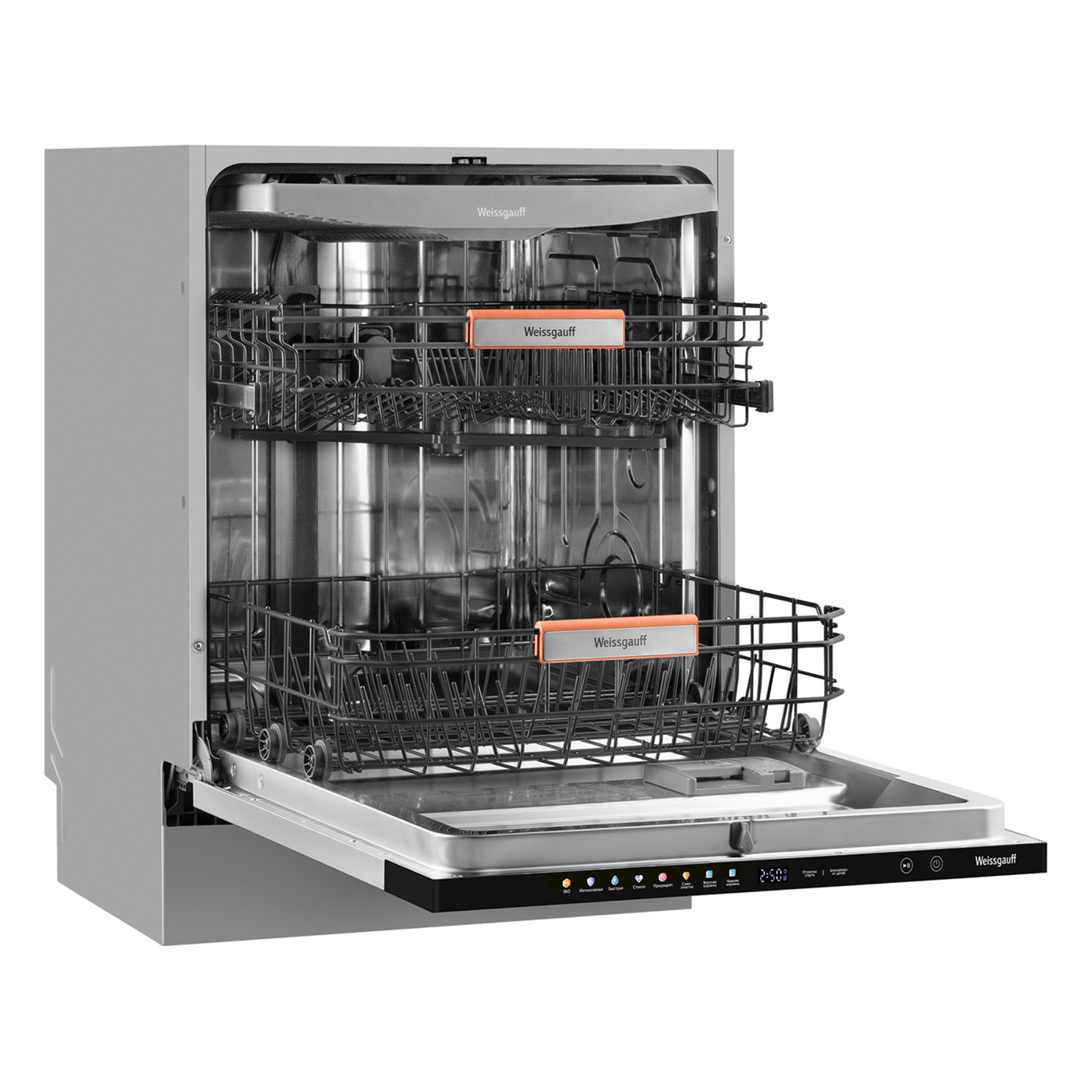 Встраиваемая посудомоечная машина Weissgauff BDW 6038 Touch Inverter Autoopen Infolight 5